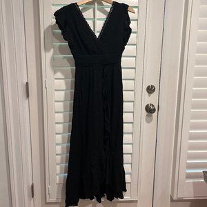 Altar'd State Long Black Dress